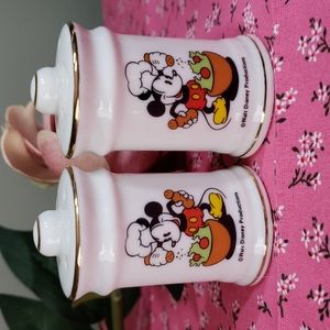 Vintage Disney Mickey Mouse Salt & Pepper Shakers
